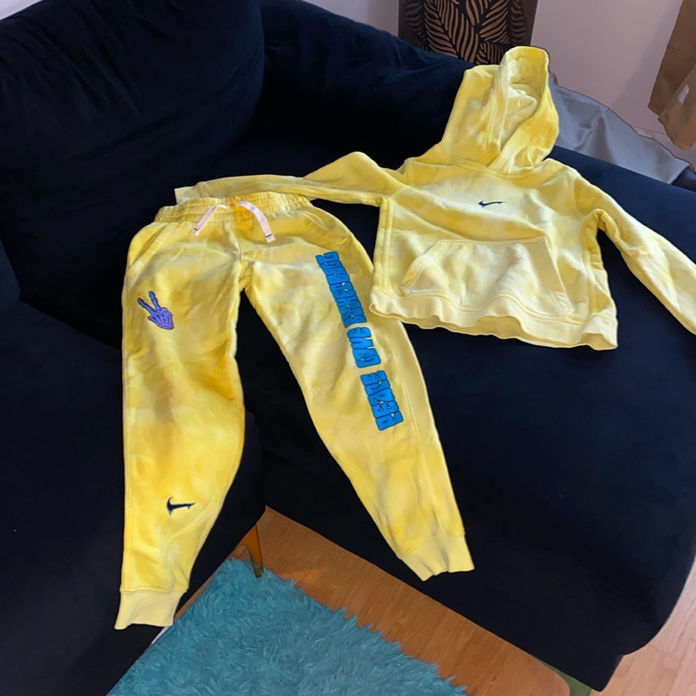 Polo sweatsuit and Nike sweatsuit